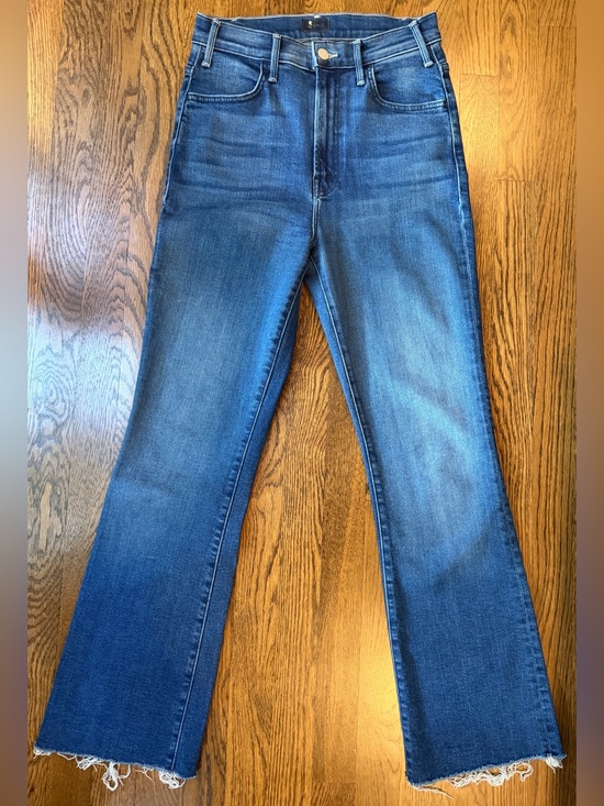 MOTHER Denim - MOTHER jeans Hustler Flood Fray- in Whatever You Want wash - size 27